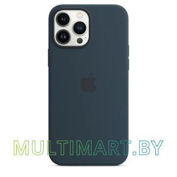 Чехол для телефона Apple MagSafe Silicone Case для iPhone 13 Pro Max (синий омут) картинка 2